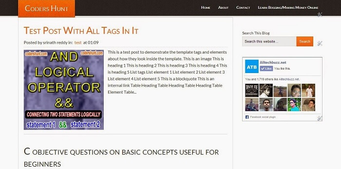 ATB Eleven40 Free Blogger Template