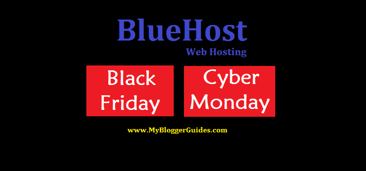 bluehost black friday sale cyber monday deals