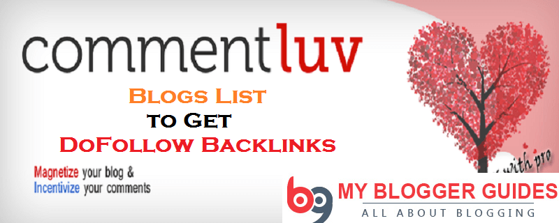 commentluv blogs list